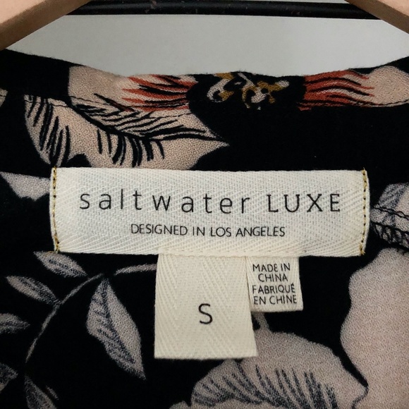 Saltwater Luxe Long Sleeve Crop Blouse SM - Picture 5 of 5